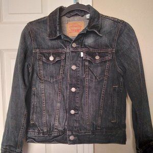 Levi's Original Dark Blue Denim Trucker Jacket Medium